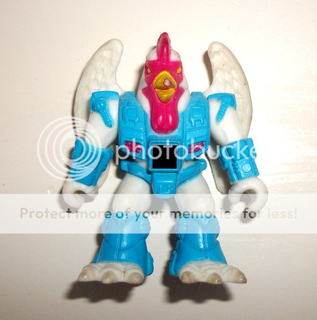 有关以下物品的详细资料: #63 battle beasts rowdy rooster with rub
